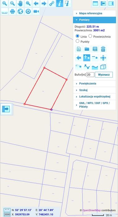 Działka na Mazurach Szuć