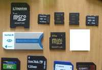 Micro SD, М2 пам"ять, адаптери