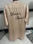 Szlafrok bride's squad rosegold M