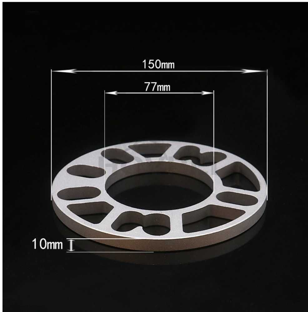 Espaçadores / alargadores de jantes 
Universal