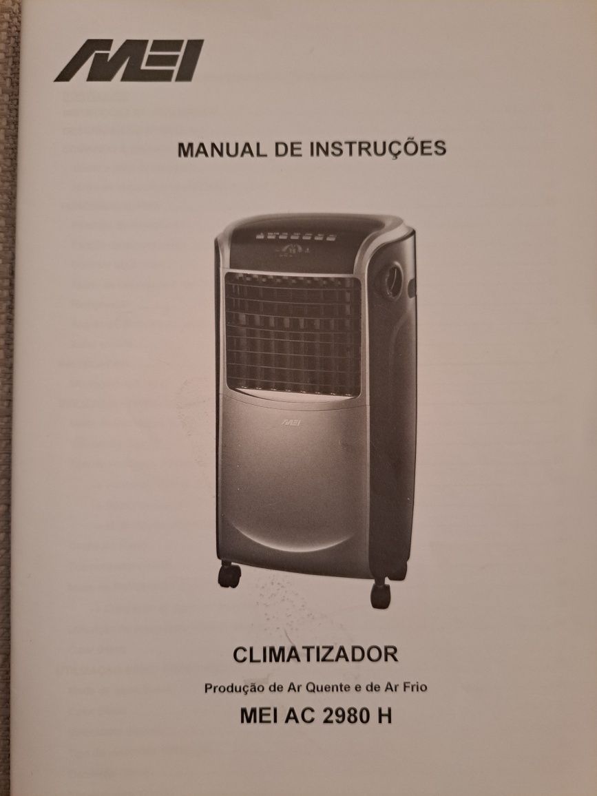 Climatizador para quente e frio