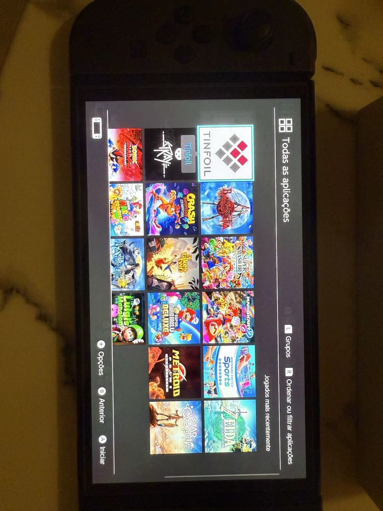 Nintendo switch Oled DESBLOQUEADA + acessórios incriveis