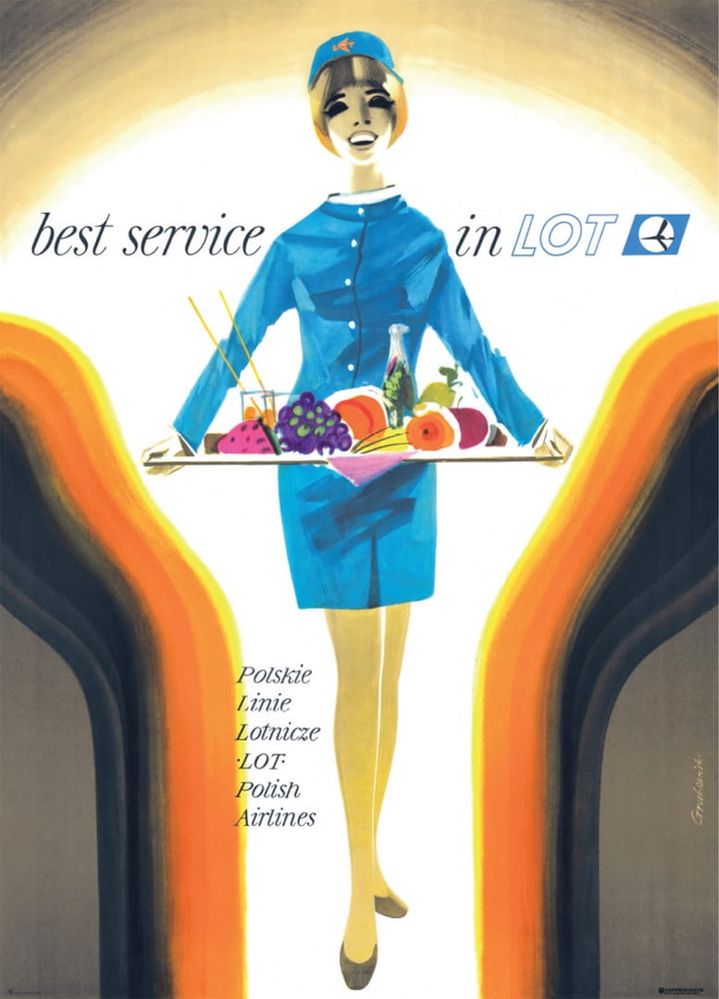 Plakat reklamowy: Best service In LOT