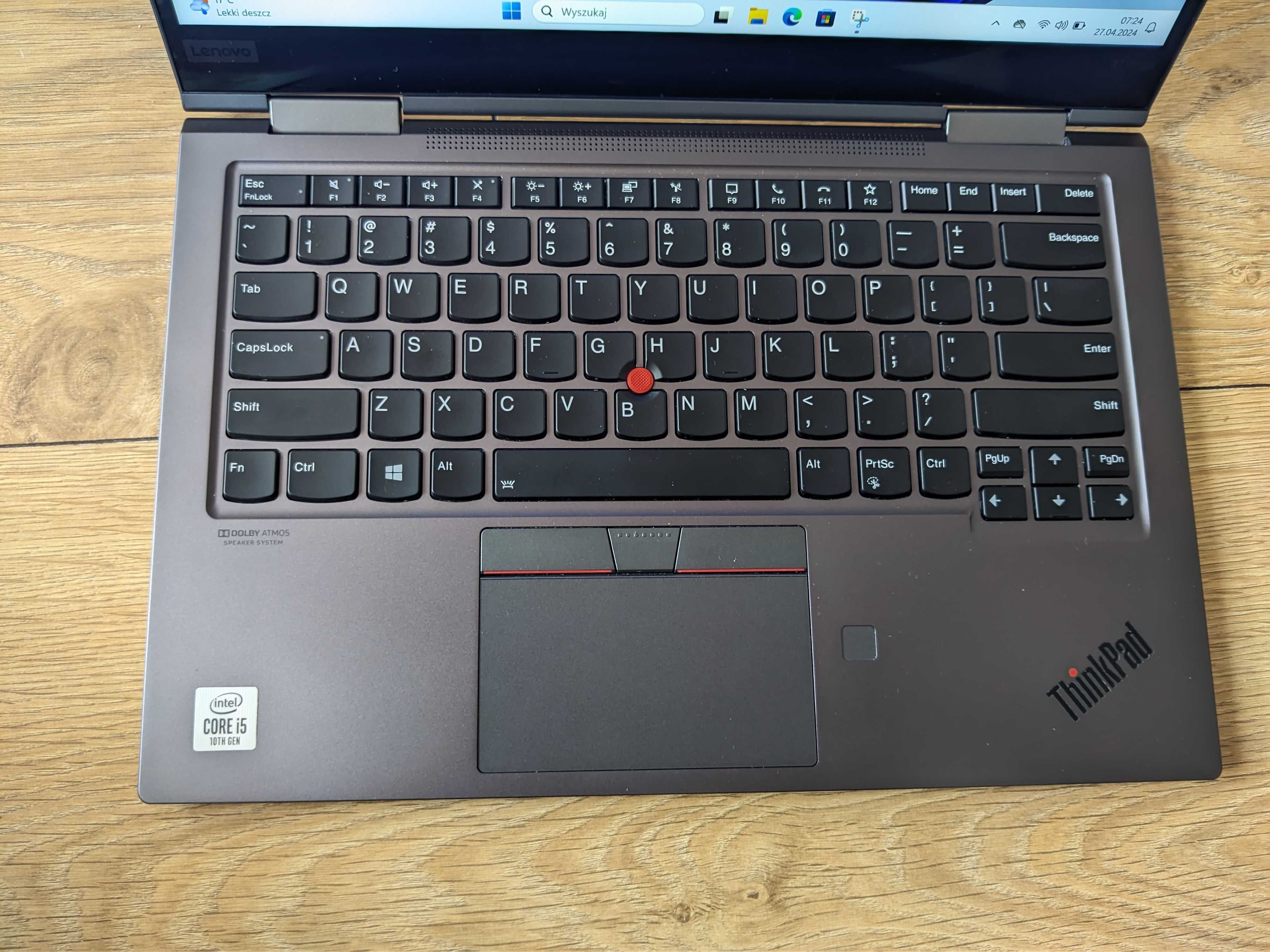 Idealny Laptop Tablet 2w1 ThinkPad Yoga X1 Yoga Gen 5 Lenovo LTE/i5