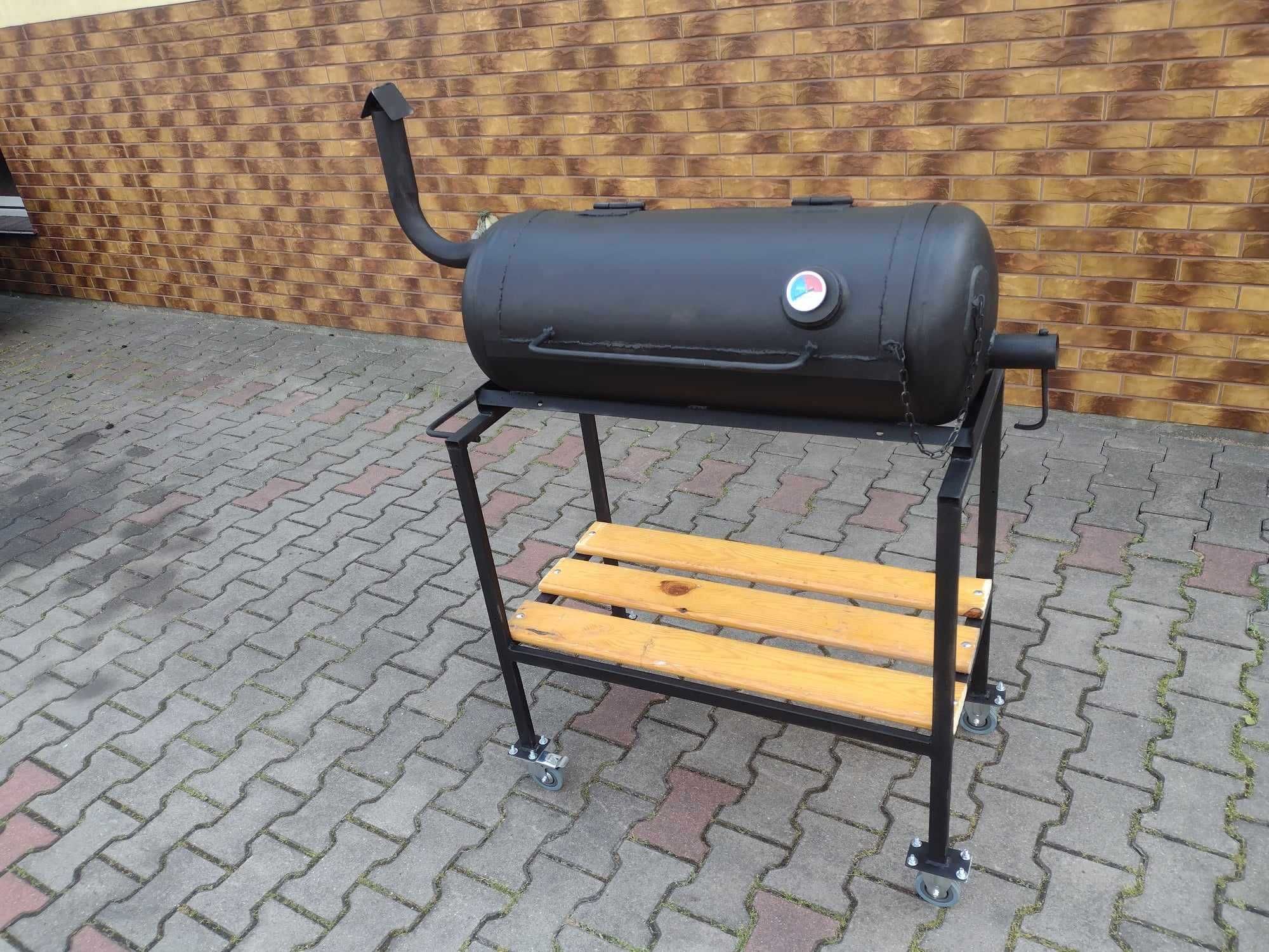 Grill węglowy, ręcznie robiony, z butli LPG