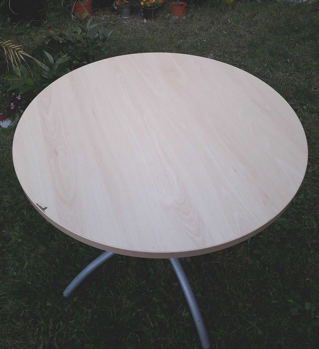 Stół okrągły 80 cm, składany