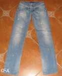 Calça ganga Salsa W28 L34 N.º 38 - Como novas