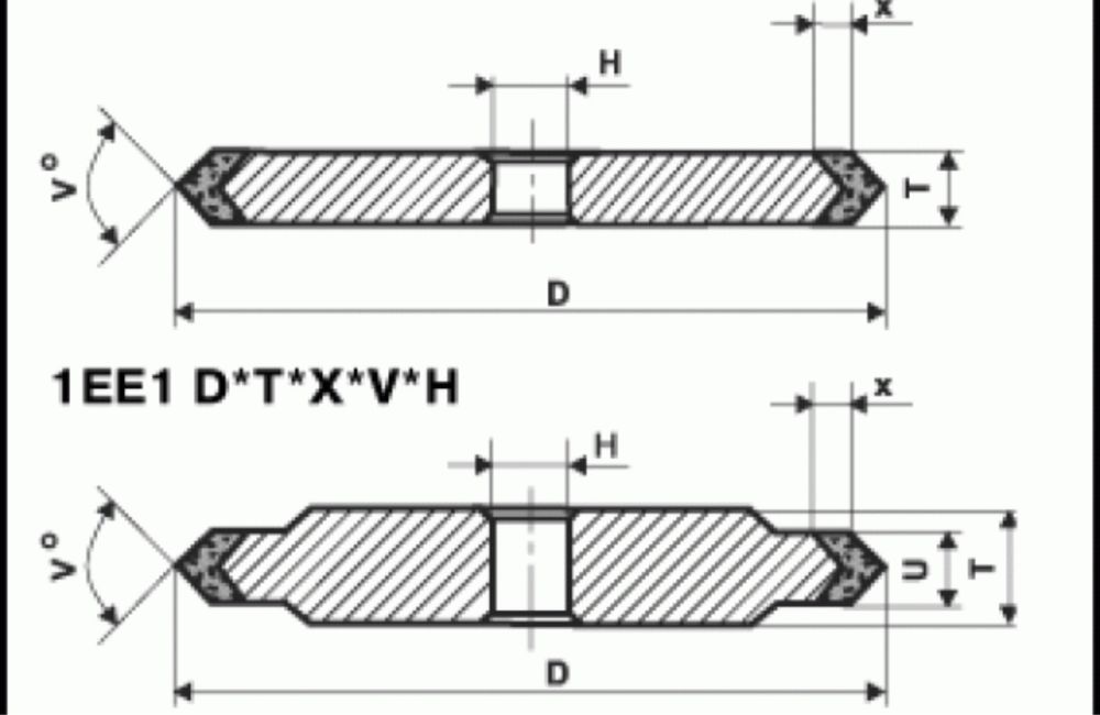 Чашка Алмазная круг коло  150/20/32 диск 1ЕЕ1 14ff6v 2f6v 1ff1