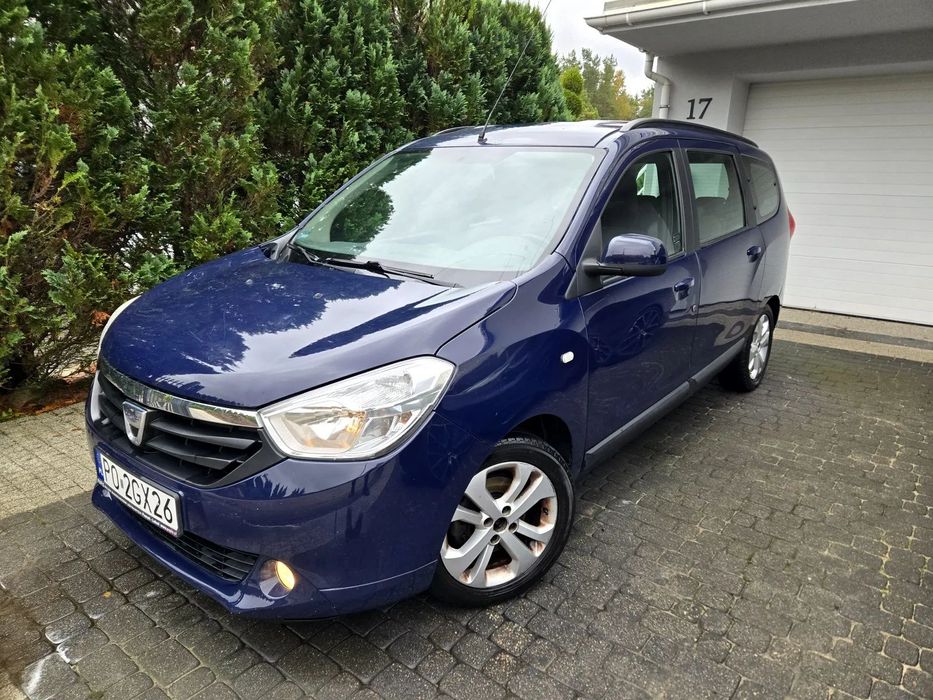 Dacia Lodgy 1.2115KM 7miejsc salonPL bezwypadkowa serwisowana klimatyzacja kamera
