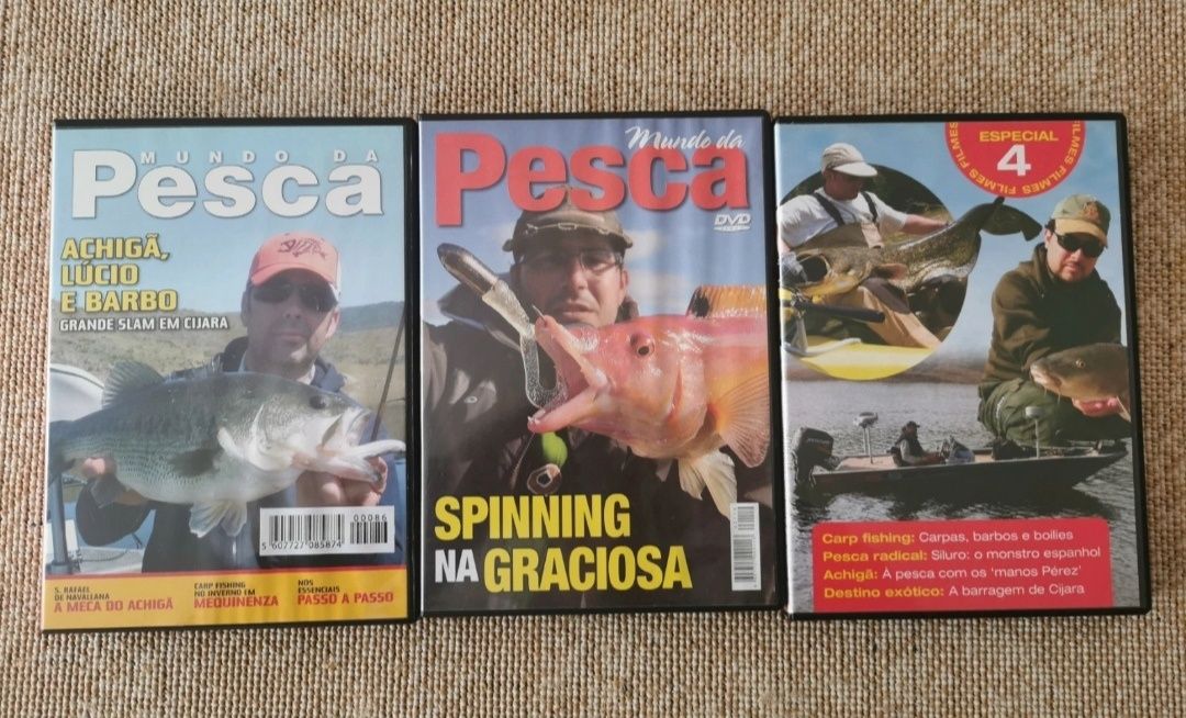 DVDs Mundo da pesca