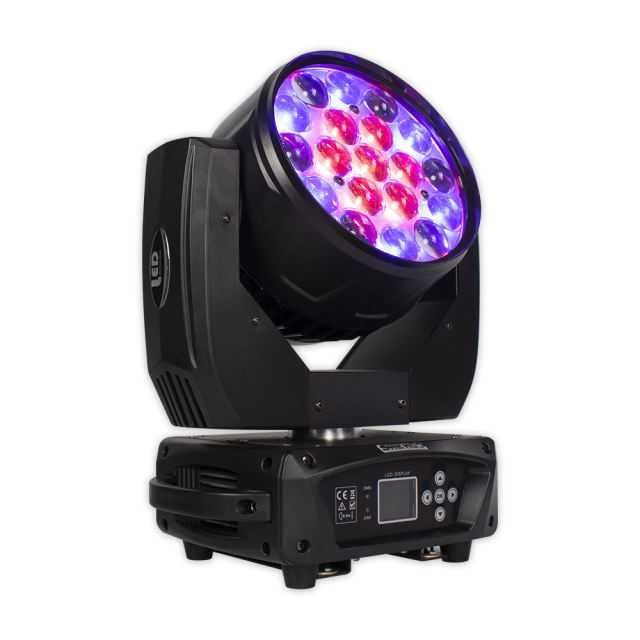 Moving Head Wash 19x15W RGBW DMX