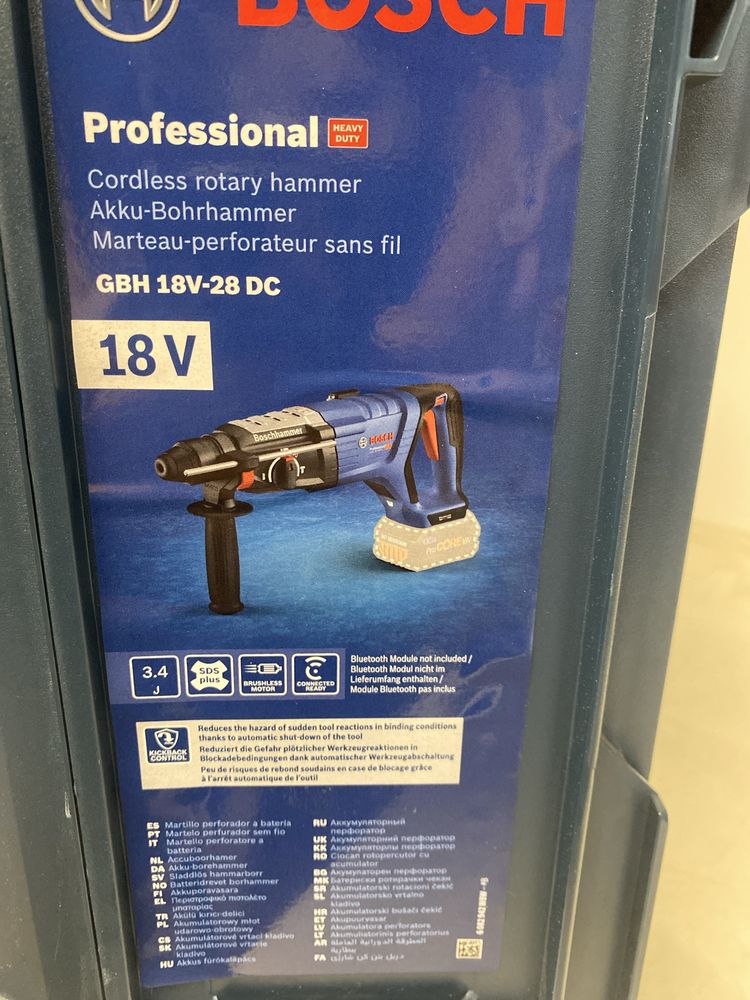 Mlorowiertaka Bosch GBH18V-28 DC  moc 3 J oryginalna