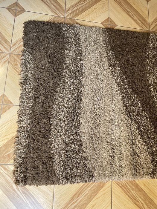 Dywan z motywem 104 x 166 odcienie brązu