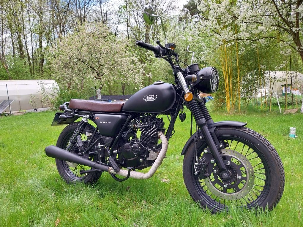 Mash Seventy 125 Cafe Racer 2023 niski przebieg Scrambler rej PL kat B