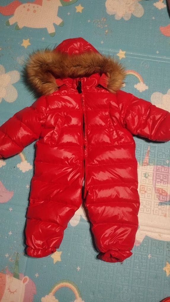 Дитячий зимовий комбінезон Moncler