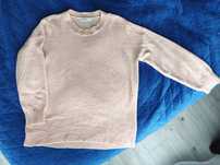 Łososiowy sweter oversize