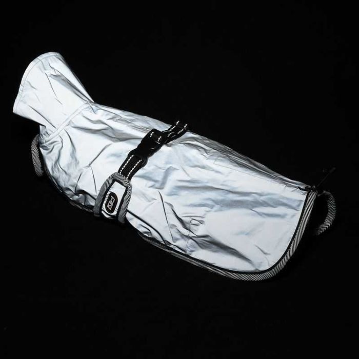 Odblaskowy płaszcz dla psa Reflective Steel - rozmiar 60