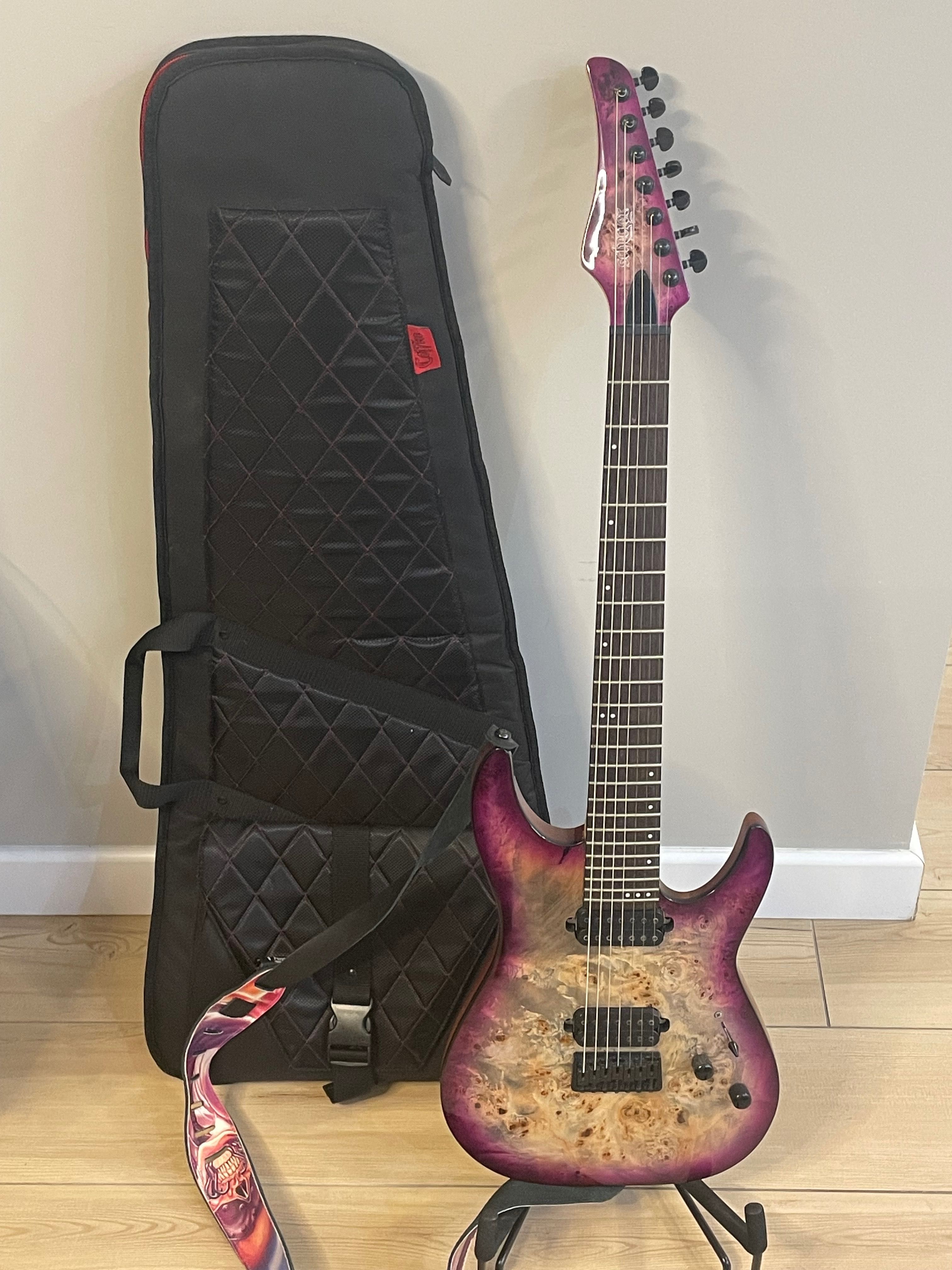 Schecter C-7 Pro 7 String, Aurora Burst
