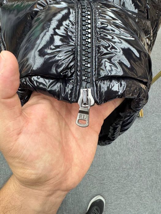 Чоловіча куртка  пуховик  зимовий Polo Ralph Lauren матовий глянцевий