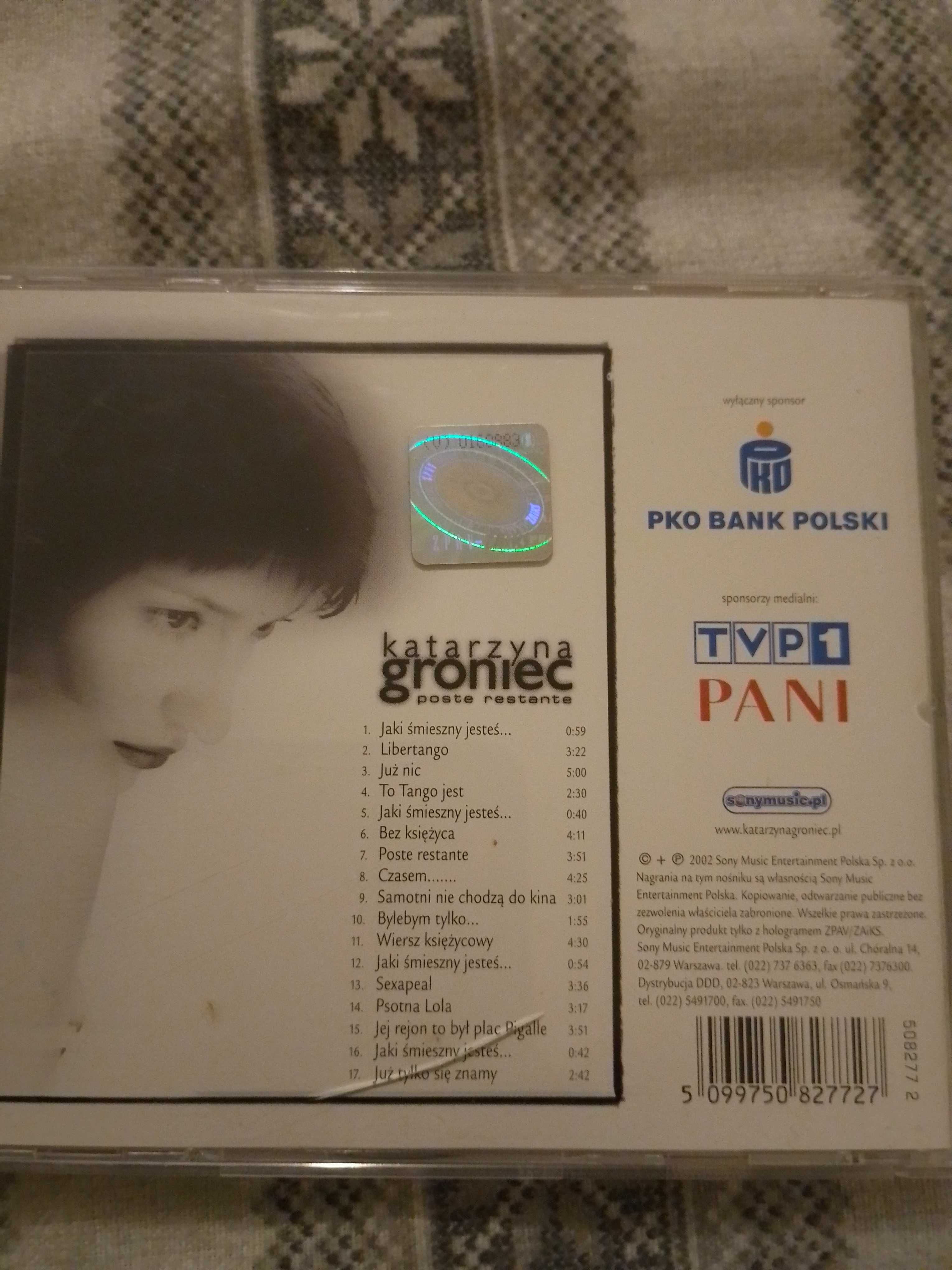 Katarzyna Groniec płyta CD