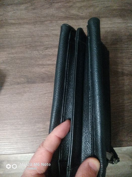 Мужская кожаная сумка клатч