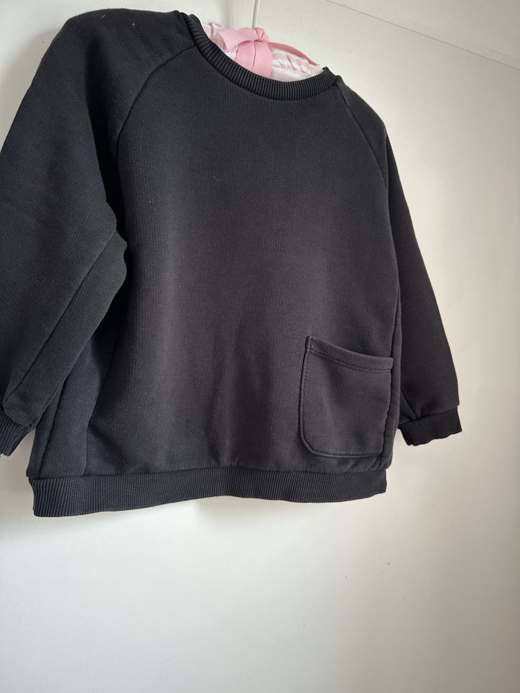 Czarna bluza Zara 110 cm