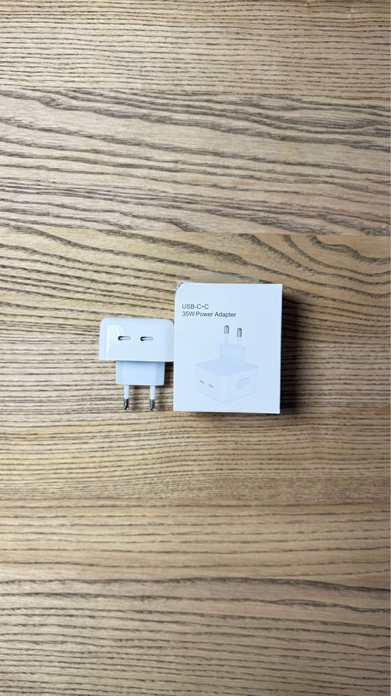 Оригінальний адаптер USB-C-С 35W Dual Port Power Adapter | Новий
