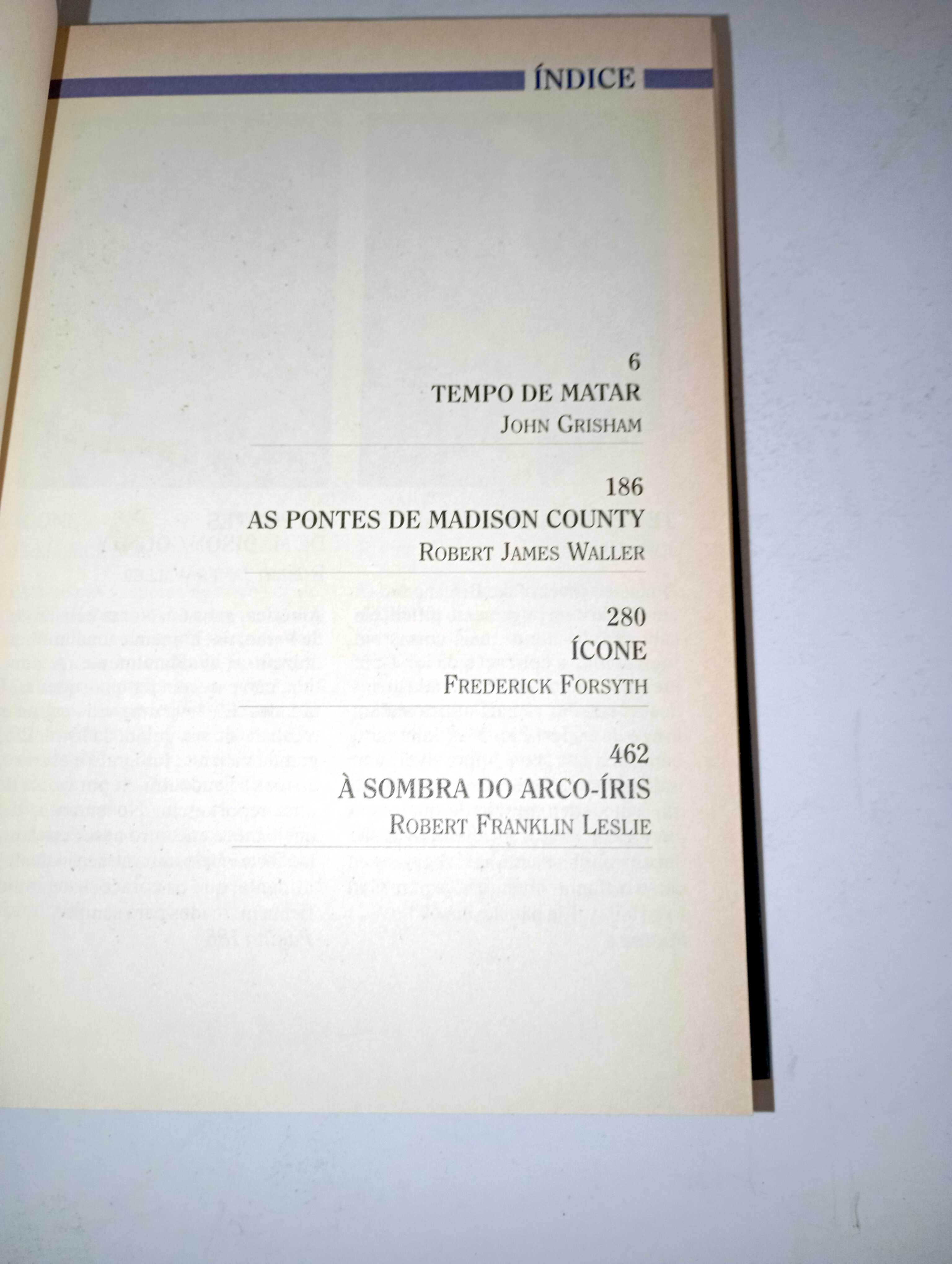 Tempo de matar/As Pontes de Madison County/Ícone...