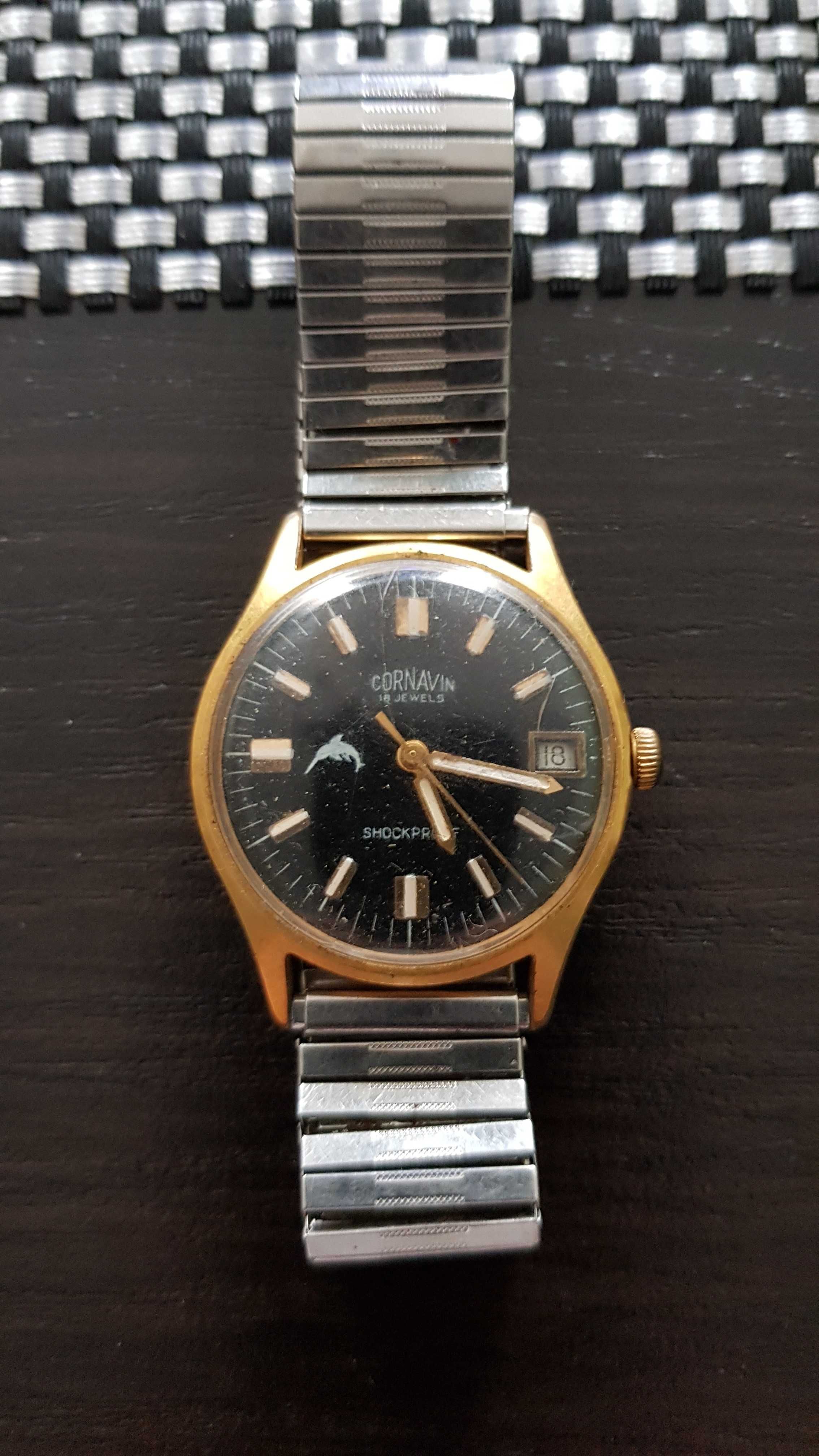 Cornavin – Zabytkowy męski zegarek – lata 60