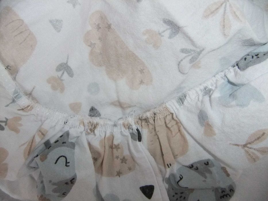 Roba,Baby Mam, 3 prześcieradła do łóżeczka,bawełna org., GOTS,Oeko-Tex