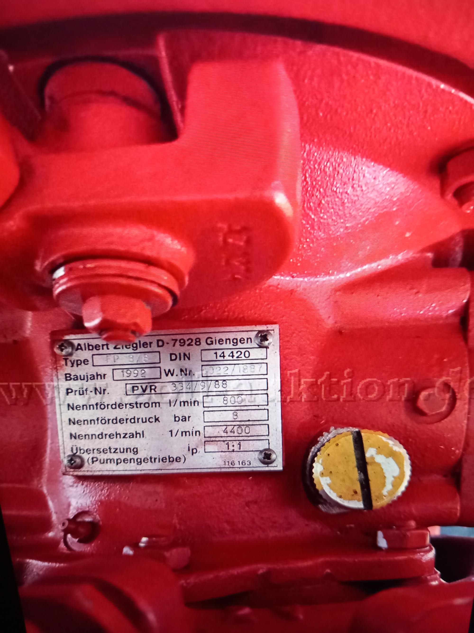 Motopompa strazacka Ziegler 55 Mtg