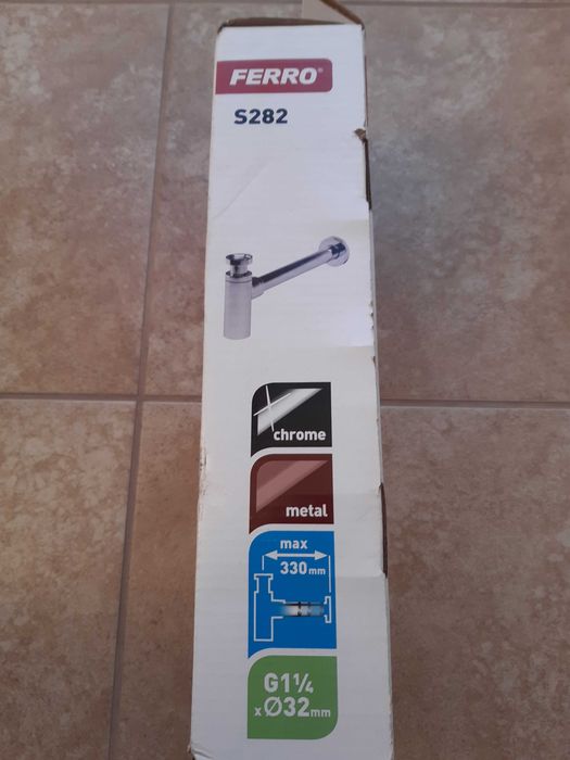 Syfon umywalkowy Ferro S 282 chrom
