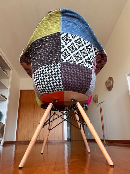 Cadeira com estampado