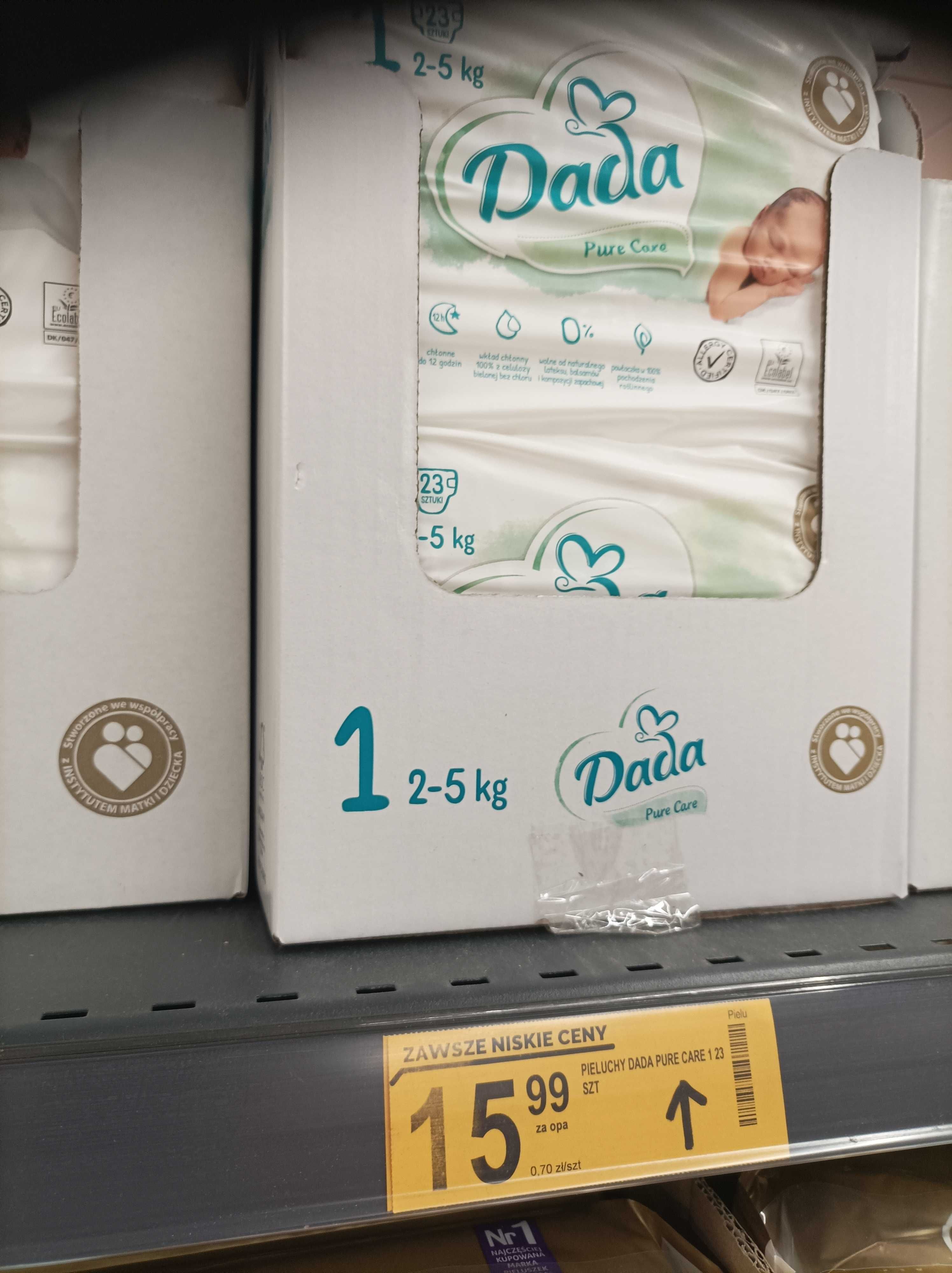 Pieluchy jednorazowe Dada Puree Care 1