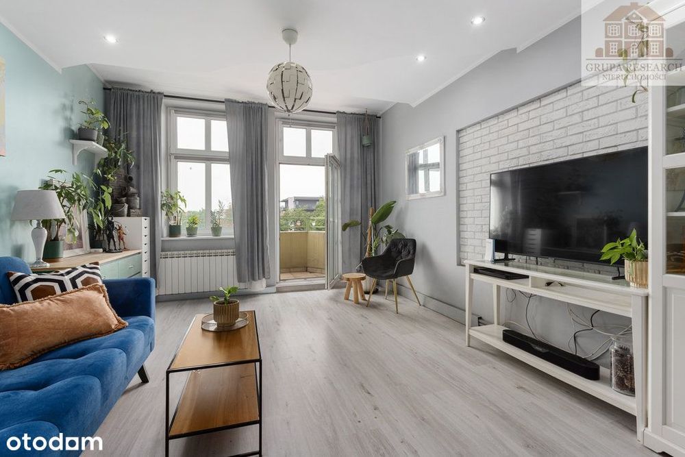 Wyjątkowe mieszkanie z dużym balkonem – centrum