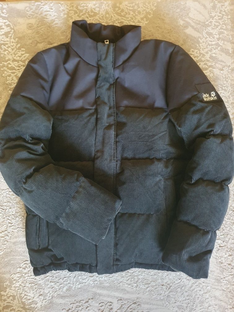 Оригінальна зимова куртка Jack Wolfskin corduroy black М розмір