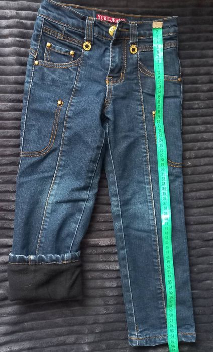 Джинси на дівчинку, теплі, б/у