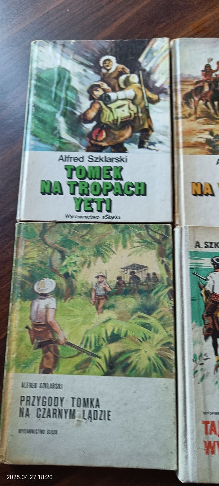Zestaw książek Alfred szklarski o Tomku