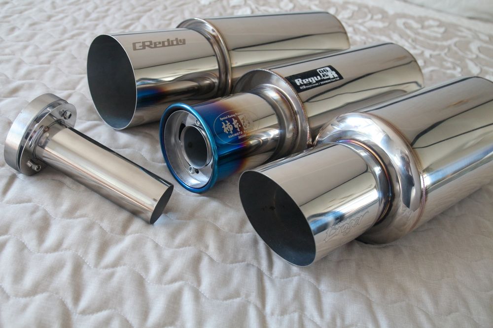 Прямоток глушитель HKS Kakimoto Greddy (JDM банка Honda Nissan Subaru