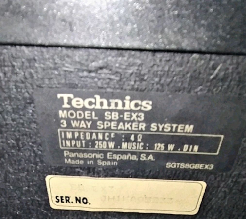 Technics SB EX японские HI-FI колонки.