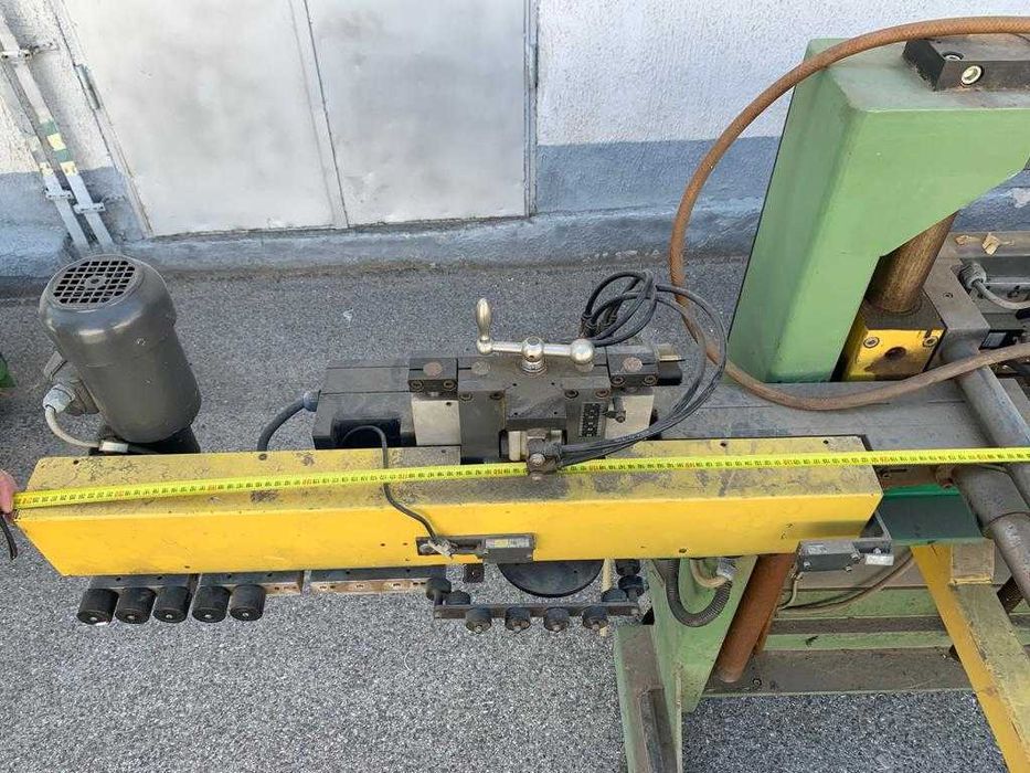Sztaplarka, odbiornik elementów meblowych, manipulator, układarka