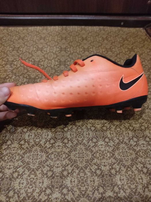 Бутсы, Найк, оранжевые