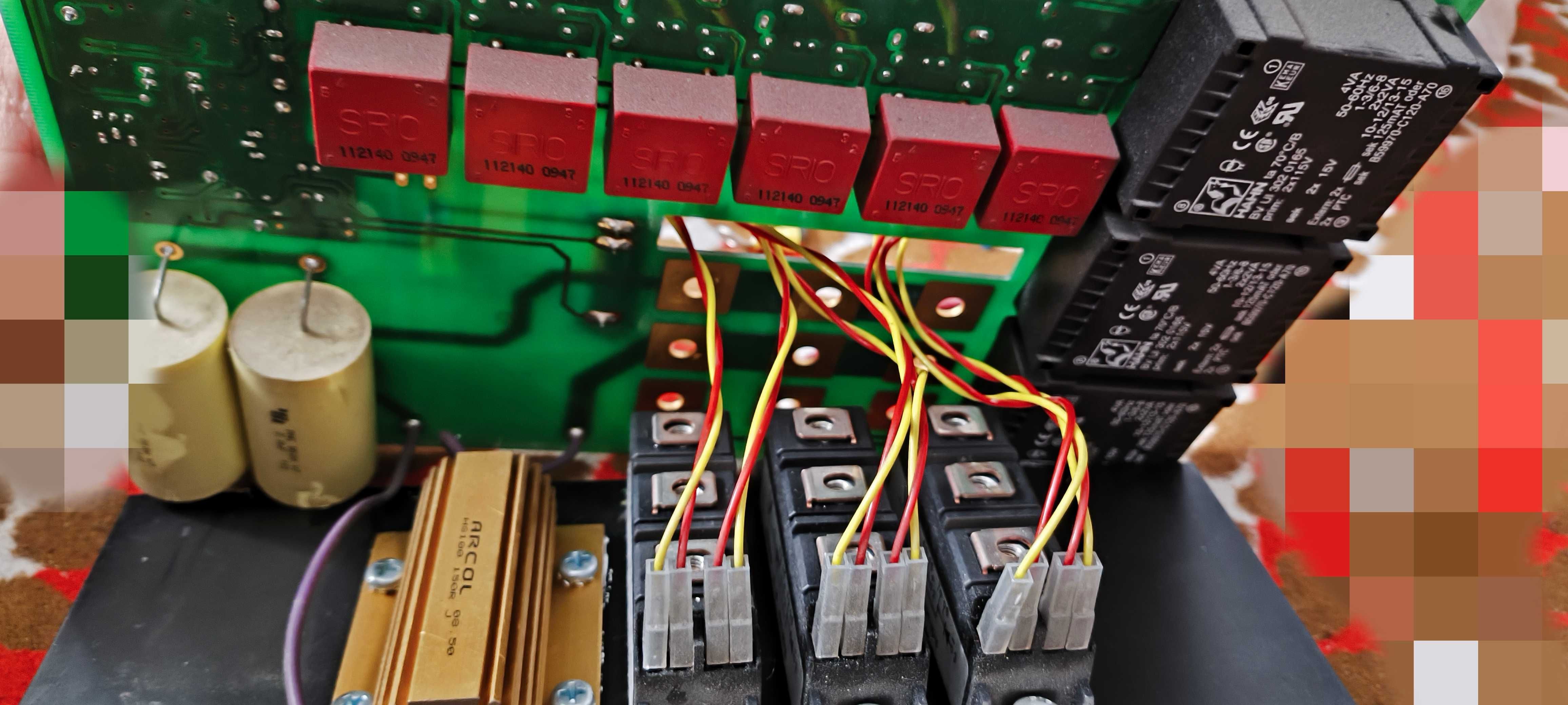 Modułu tyrystorowy VSKT105/16 3szt plus elektronika i radiator