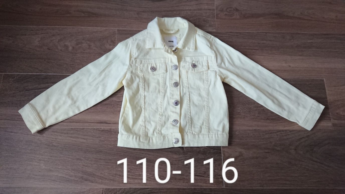 Kurtki jeans dla dziewczynki 74-116