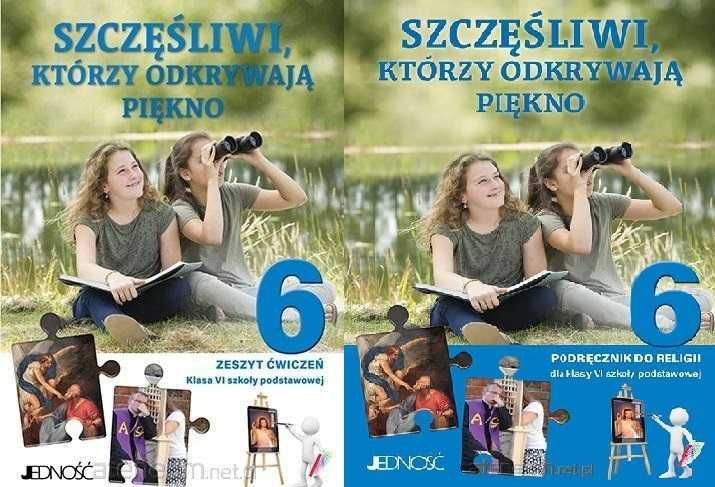 |NOWE| Szczęśliwi którzy odkrywają piękno PODRĘCZNIK + ĆWIECZENIA kl 6