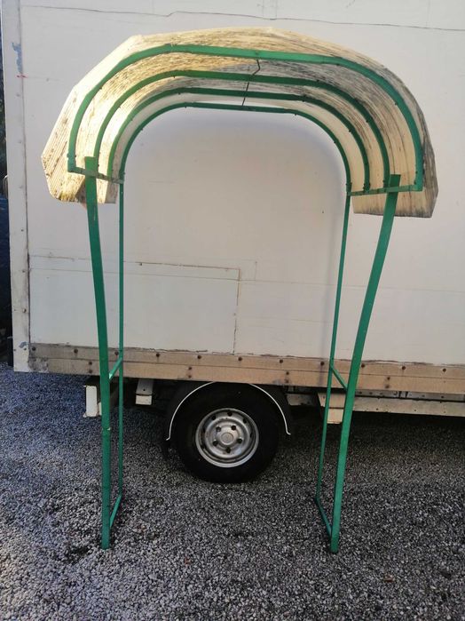 Daszek zadaszenie przed drzwi pergola wiatrołap