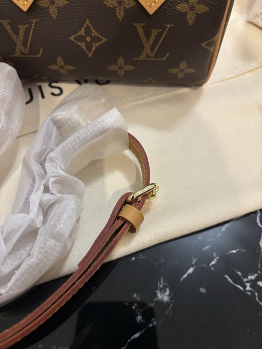 Nowa skórzana torebka mini speedy Louis Vuitton LV