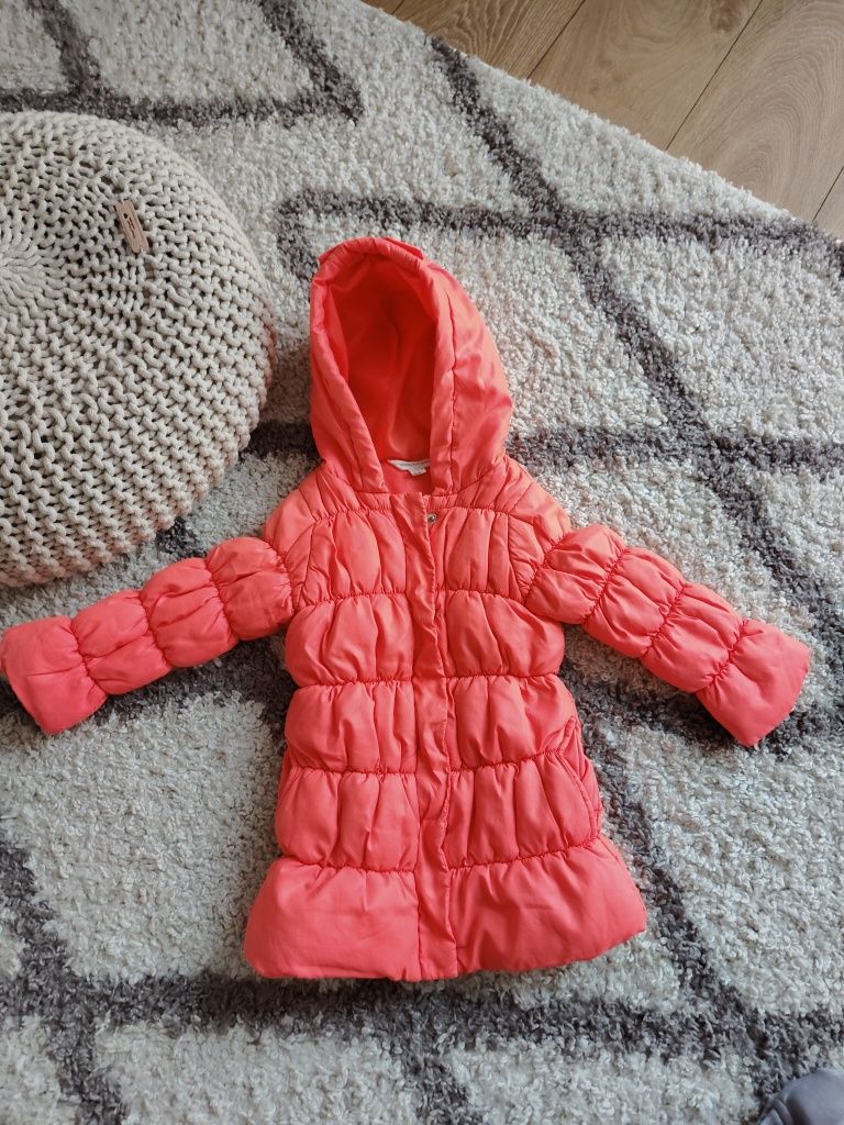 Kurtka/ płaszczyk dziewczęcy przejściowy 98/104