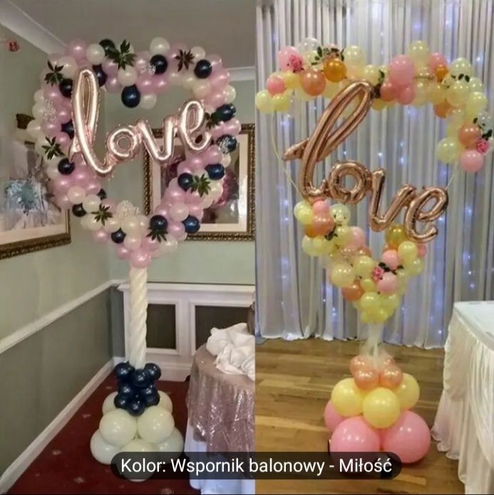 Stojaki na balony wesele itp
