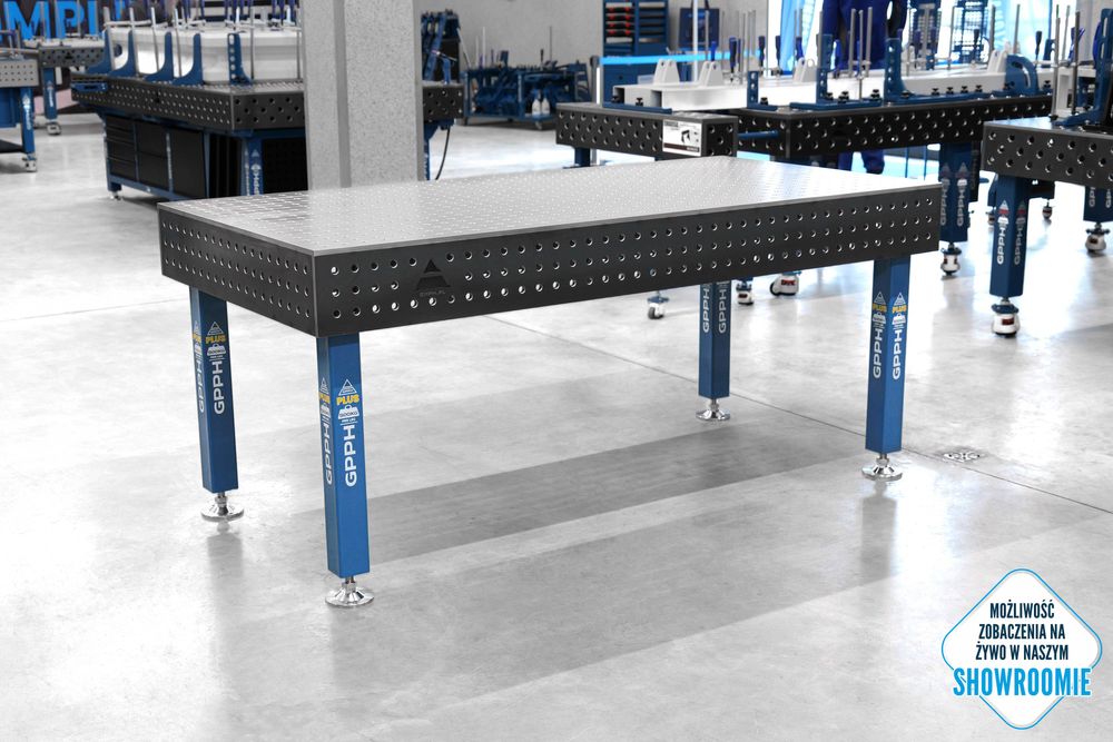 Stół Spawalniczy GPPH PLUS 2000x1000 fi16 mm 50x50 mm